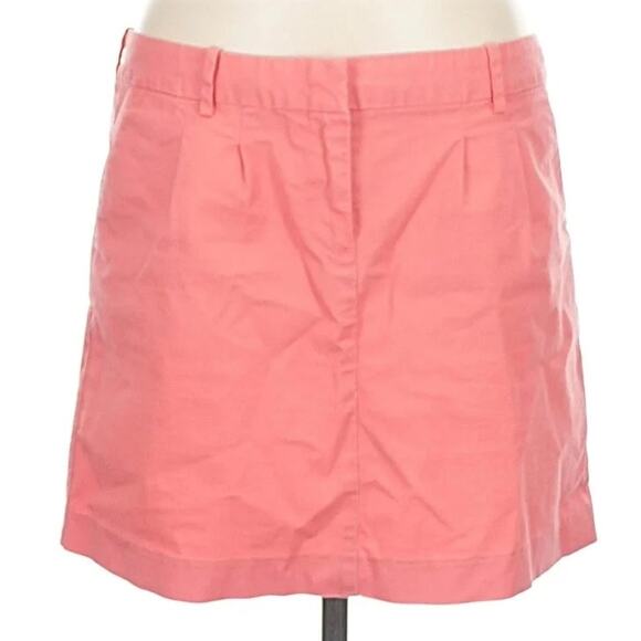 VINEYARD VINES | Coral Pink Straight Mini Skirt Preppy Hamptons Coastal | Size 4 - Picture 1 of 5